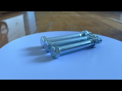 Tornillo hexagonal galvanizado grado 2 SAE J429 parcialmente roscado